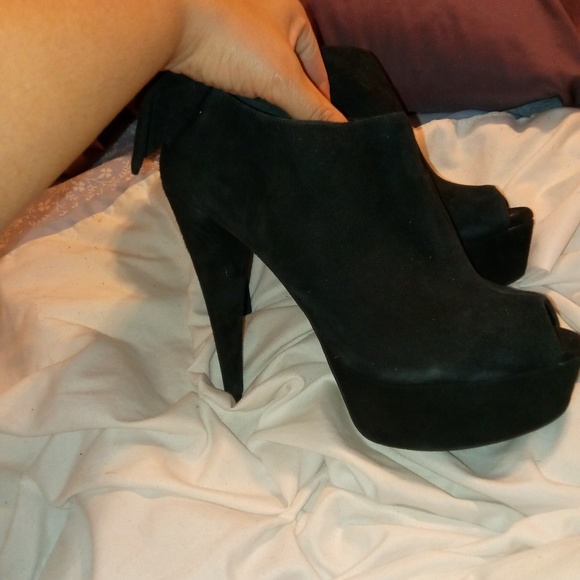 Jessica Simpson Stiletto open toe booties size 9.5 - Picture 4 of 8